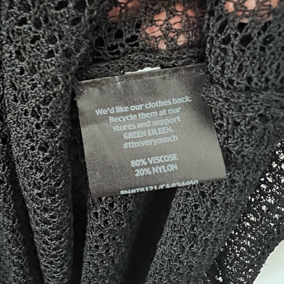 Eileen Fisher Navy Blue High-Low Asymmetrical Halter Sundress - Picture 5 of 6